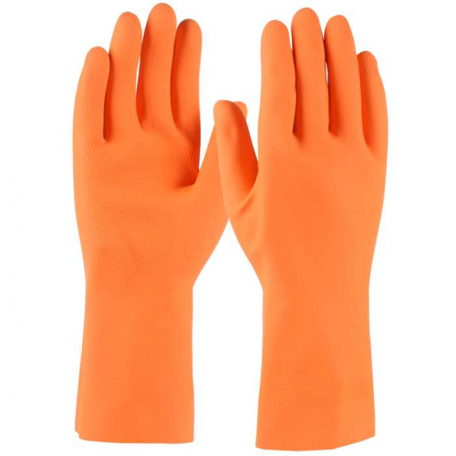 PIP 48-L302T-L, Assurance®, Unsupported Latex, Industrial Flock Lined with Honeycomb Grip - 28 Mil,