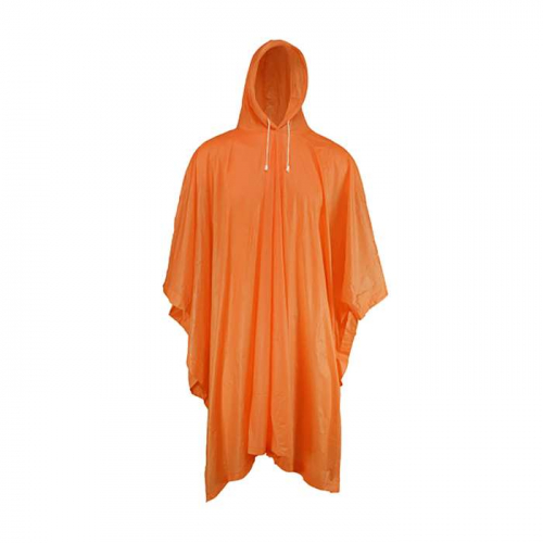 PIP 49102-O, Boss®, Waterproof Poncho - 0.10 mm, Rainwear, Orange, OS