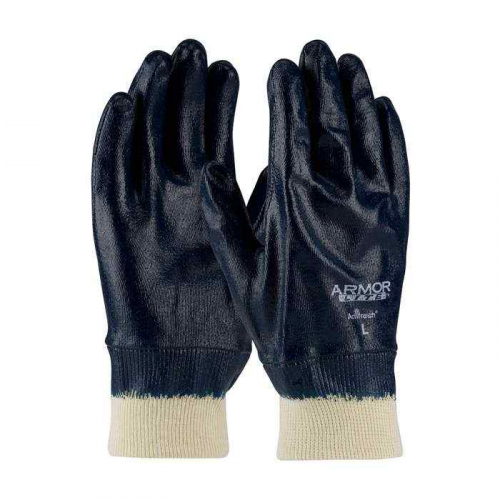 PIP 56-3171-XS, ArmorLite®, Nitrile Dipped Glove with Interlock Liner and Textured Finish on Full H