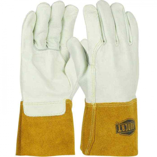 PIP 6010-M, Ironcat®, Premium Top Grain Cowhide Leather MIG Welder's Glove with Kevlar® Stitching 