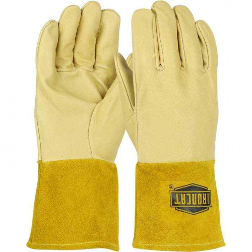 PIP 6021-M, Ironcat®, Premium Top Grain Pigskin Leather MIG Welder's Glove with Kevlar® Stitching 