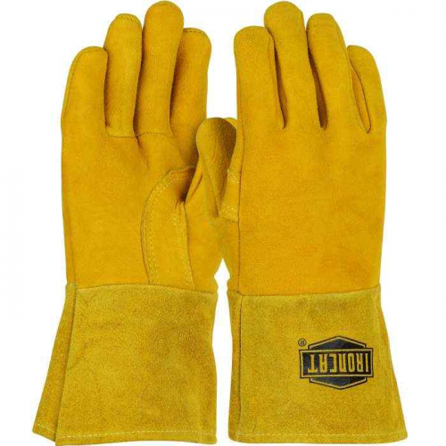 PIP 6030-XL, Ironcat®, Superior Top Grain Split Deerskin Leather MIG Welder's Glove with Kevlar® S