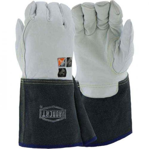 PIP 6144-XL, Ironcat®, AR Premium Kidskin Leather TIG Welder's Glove with Para-Aramid Cut Lining an