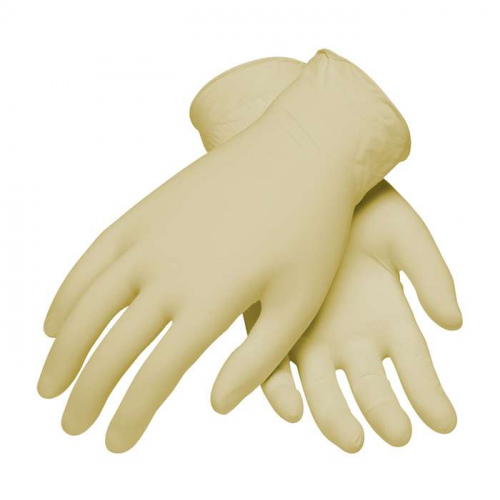 PIP 100-322400-M, CleanTeam®, Single Use Class 100 Cleanroom Latex Glove with Fully Textured Grip -