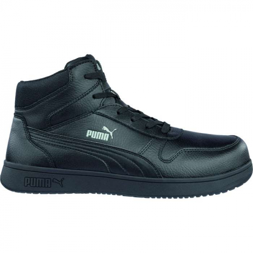 PIP 630065-10-200, PUMA® Safety, Frontcourt Blk MID Composite Toe Impact Resistant Toe Cap, Electri