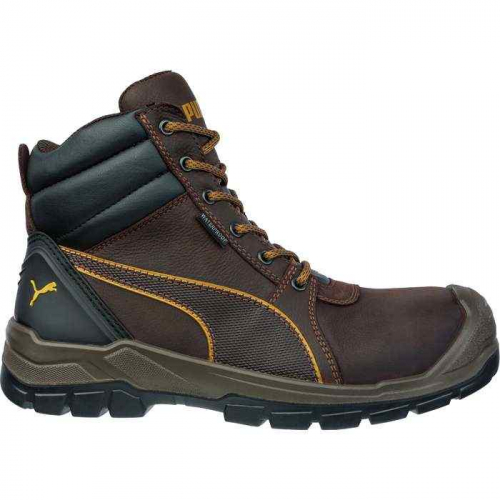 PIP 630685-10-400, PUMA® Safety, Tornado Brown Womens CTX MID Composite Toe Impact Resistant Toe Ca