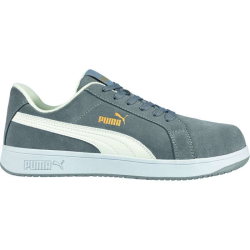 PIP 640125-05-800, PUMA® Safety, Iconic Suede Grey Womens LOW Composite Toe Impact Resistant Toe Ca
