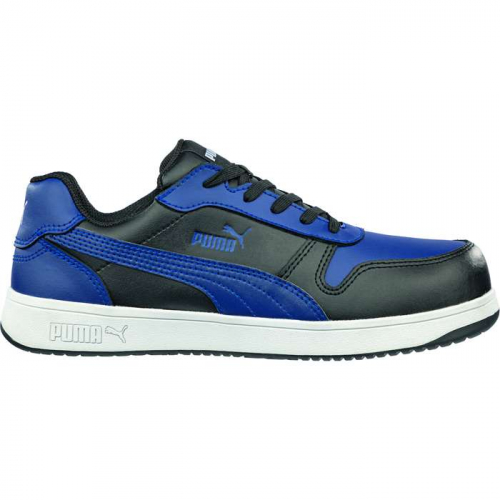 PIP 640275-11-351, PUMA® Safety, Frontcourt Blue/Blk LOW Composite Toe Impact Resistant Toe Cap, St