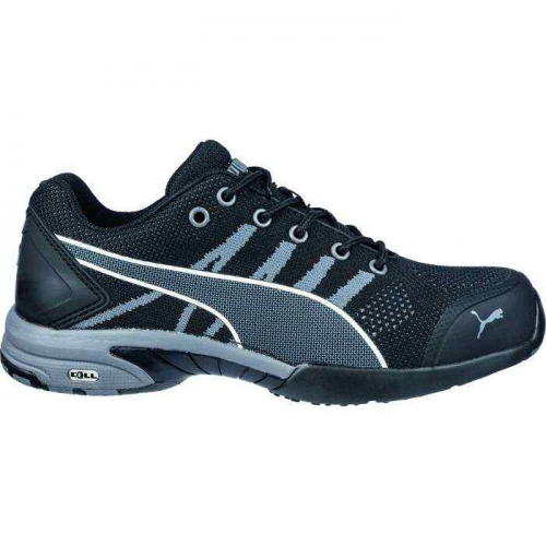 PIP 642925-10-200, PUMA® Safety, Celerity Knit Black LOW Steel Toe Static Dissipating safety, Safet