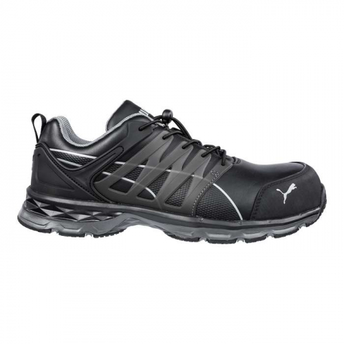 PIP 643845-11-200, PUMA® Safety, Velocity 2.0 Black LOW Composite Toe Impact Resistant Toe Cap, Sta