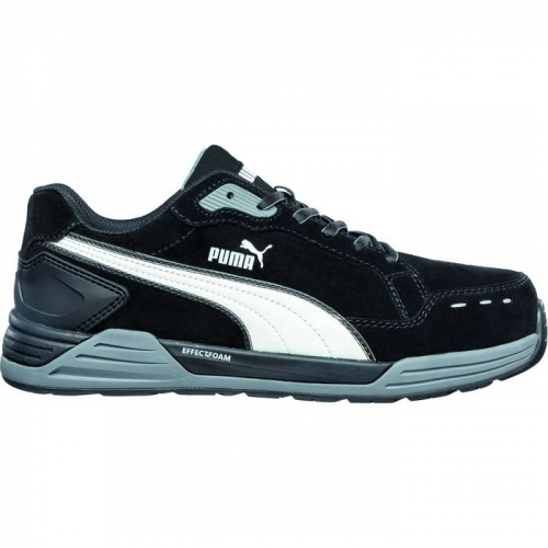 PIP 644655-10-200, PUMA® Safety, Airtwist Black LOW Composite Toe Impact Resistant Toe Cap, Electri