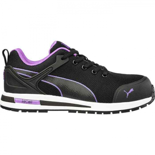 PIP 644855-10-240, PUMA® Safety, Levity Blk/Berry Womens LOW Composite Toe Impact Resistant Toe Cap