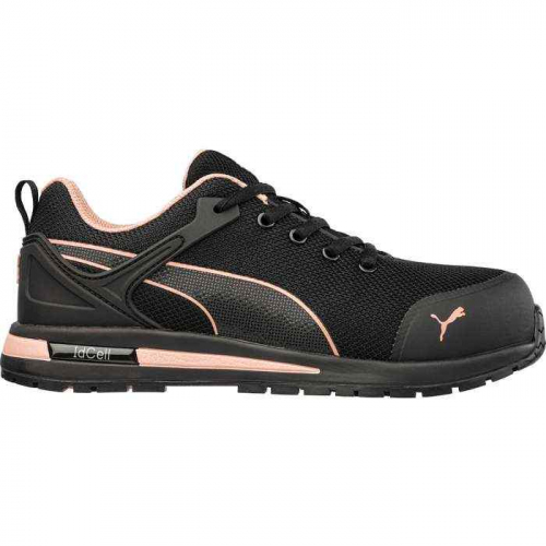 PIP 644875-07-294, PUMA® Safety, Levity Blk/Peach Womens LOW Composite Toe Impact Resistant Toe Cap
