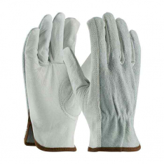 PIP 68-160SB-L, PIP®, Industry Grade Top Grain Leather Drivers Glove with Split Cowhide Back - Keys