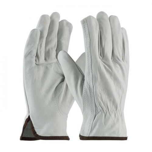 PIP 68-162-S, PIP®, Economy Grade Top Grain Cowhide Leather Drivers Glove - Keystone Thumb, Leather