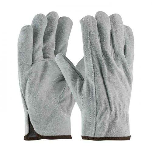 PIP 69-189-L, PIP®, Premium Grade Split Cowhide Leather Drivers Glove - Keystone Thumb, Leather Dri