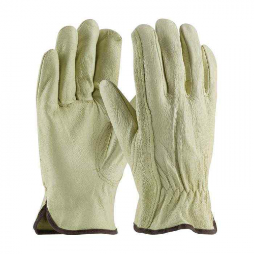 PIP 70-360-S, PIP®, Industry Grade Top Grain Pigskin Leather Drivers Glove - Keystone Thumb, Leathe