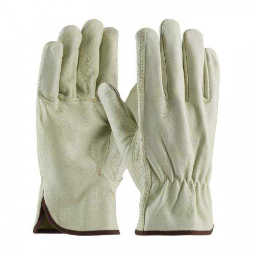 PIP 70-361-XL, PIP®, Economy Grade Top Grain Pigskin Leather Drivers Glove - Keystone Thumb, Leathe