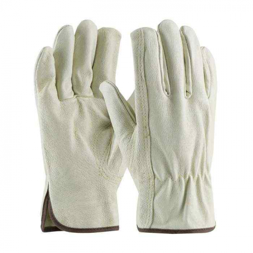 PIP 70-368-XL, PIP®, Superior Grade Top Grain Pigskin Leather Drivers Glove - Keystone Thumb, Leath