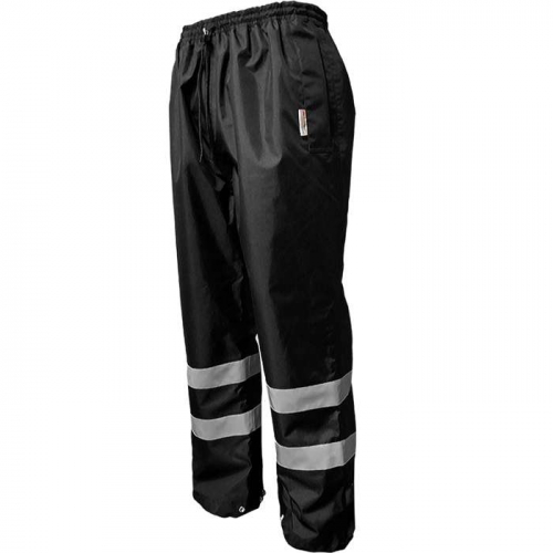PIP 700ST-BK-2X, Reflective Apparel™, ANSI 107 Class E Waterproof Pants, Hi-Vis Apparel, Black, 2X