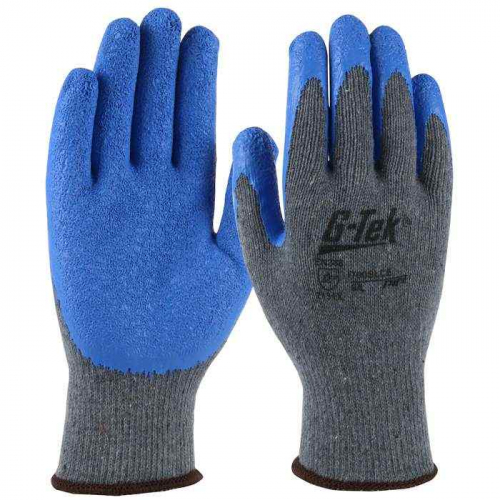 PIP 700SLCE-XL, G-Tek®, Economy Light Weight Seamless Knit Polyester Glove with Latex Coated Crinkl