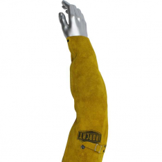 PIP 7020-18, Ironcat®, Ironcat® Split Leather Sleeves - 18, FR Clothing-Welding, Gold, 18