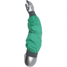 PIP 7042-18, Ironcat®, FR Treated 100% Cotton Sleeve with Blue/Gold Elastic Ends, FR Clothing-Weldi