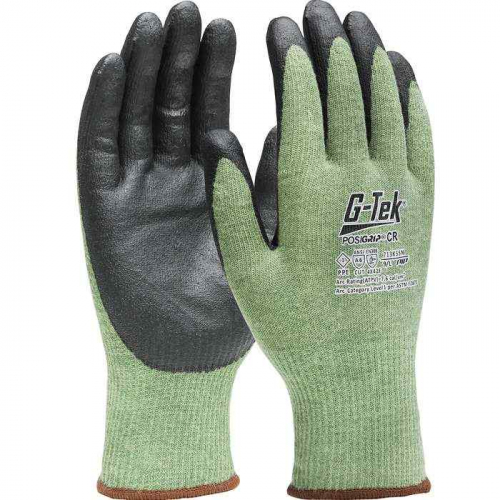 PIP 713KSSN-XL, G-Tek® PosiGrip®, AR Seamless Knit PolyKor®/Aramid Blend Glove with Nitrile Foam 
