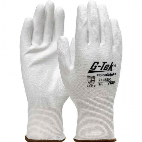 PIP 713SUC-XL, G-Tek® PosiGrip®, Seamless Knit Nylon Glove with Polyurethane Coated Flat Grip on P