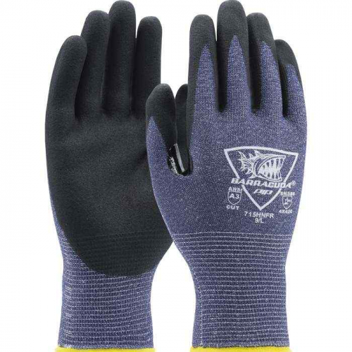 PIP 715HNFR-XL, G-Tek® PolyKor®, Seamless Knit Polykor Blended Glove with Nitrile Coated Foam Grip