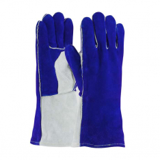 PIP 73-7250, PIP®, Superior Grade Split Cowhide Leather Welder's Glove with Cotton/Foam Lining, Han