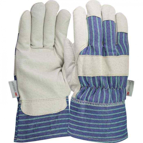 PIP 78-3927-M, PIP®, Premium Pigskin Leather Palm Glove with Fabric Back and 3M™ Thinsulate™ Li
