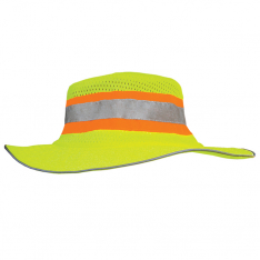 PIP 804ST-LM-OS, Reflective Apparel, Sun Protection, Hi-Vis Yellow, OS, Ranger Hat