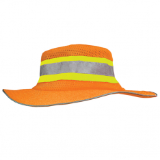 PIP 804ST-OR-OS, Reflective Apparel, Sun Protection, Hi-Vis Orange, OS, Ranger Hat