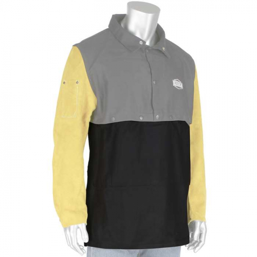 PIP 8052-8XL, Ironcat®, FR Proban® / Cotton Bib Apron for 8051 Cape Sleeve, FR Clothing-Welding, D