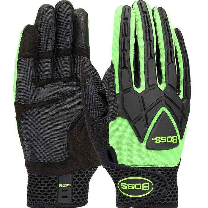 PIP 89306-M, Boss, ToughX Suede Palm w | The Safety Equipment Store