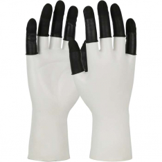 PIP 8CL, QRP® Qualatex®, Static Dissipative Vacuum Sealed Latex Finger Cots ISO 5 (Class 100), CE 
