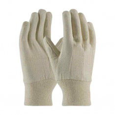 PIP 90-908CI, PIP®, Economy Grade Cotton/Polyester Canvas Single Palm Glove - Knit Wrist - Ladies, 