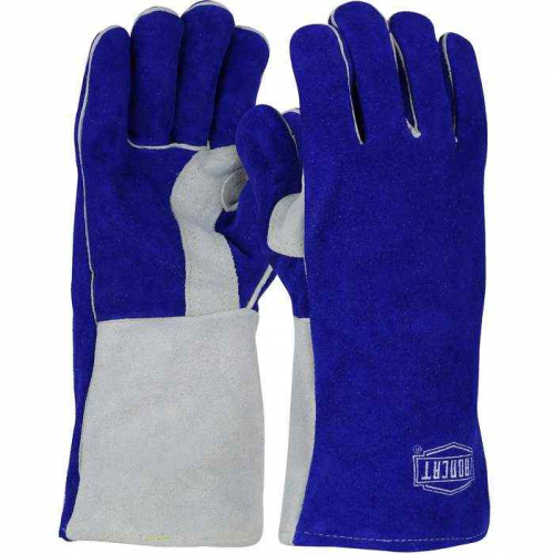 PIP 9051-L, Ironcat®, Premium Grade Split Cowhide Leather Welder's Glove with Cotton/Foam Lining an