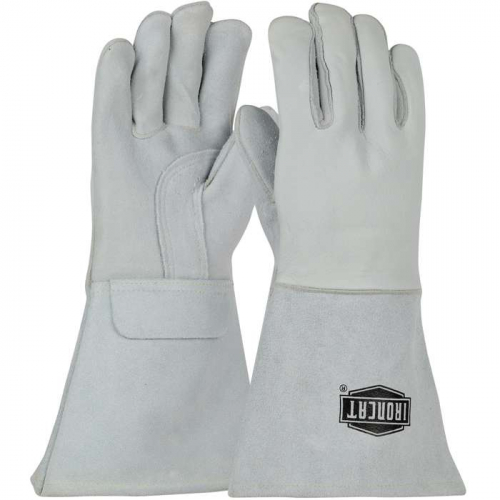 PIP 9061-M, Ironcat®, Premium Grade Top Grain Elkskin Leather Welder's Glove with Cotton/Foam Linin