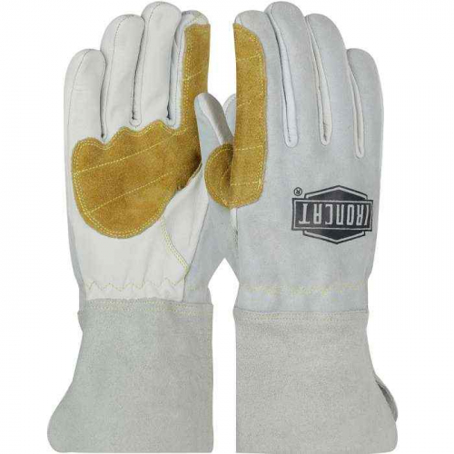 PIP 9071-M, Ironcat®, Premium Top Grain Goatskin Leather MIG Welder's Glove with Reinforced Palm, T