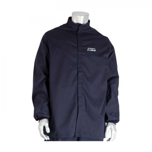 PIP 9100-21721-2XL, PIP®, AR/FR Jacket - 25 Cal/cm2, Arc Clothing, Navy, 2XL