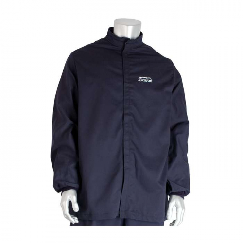 PIP 9100-52680-3XL, PIP®, AR/FR Jacket - 33 Cal/cm2, Arc Clothing, Navy, 3XL