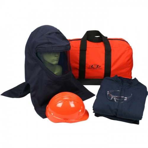 PIP 9150-52609-S, PIP®, PPE 3 Arc Flash Kit - 33 Cal/cm2, Arc Protection Kits, Navy, S