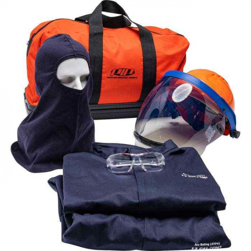 PIP 9150-52810T-M, PIP®, PPE 2 Arc Flash Kit - 12 Cal/cm2, Arc Protection Kits, Navy, M