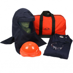 PIP 9150-52917-2XL, PIP®, PPE 3 Arc Flash Kit - 33 Cal/cm2, Arc Protection Kits, Navy, 2XL