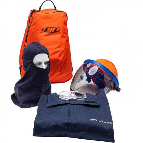 PIP 9150-5388EBT-M, PIP®, PPE 2 AR/FR Dual Certified Kit - 8 Cal/cm2, Arc Protection Kits, Navy, M
