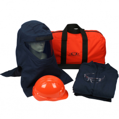 PIP 9150-540BULT-2X, PIP, Arc Protection Kits, Navy, 2X-Large, Ultralight Ppe 4 Arc Flash Kit W/ Bib