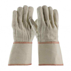 PIP 7900G, PIP®, Standard Weight Cotton/Poly Hot Mill Glove with Gauntlet Cuff  - 24 oz., Protectio
