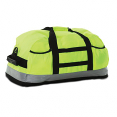 PIP 930ST-LM-OS, DUFFLE BAG HI VIS LIME 100% POLYESTER 600D OXFORD WITH PVC COATING. 3M 9910 INDU